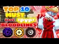 Top 10 MUST Have PVP Bloodlines In The NEW Update Of Shindo Life