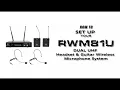 How To Set Up Your Rockville RWM81U Dual UHF Headset Guitar Wireless Microphone System Full DEMO