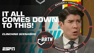 IT ALL COMES DOWN TO THIS Clinching scenarios matchups for the MLB playoffs Baseball Tonight