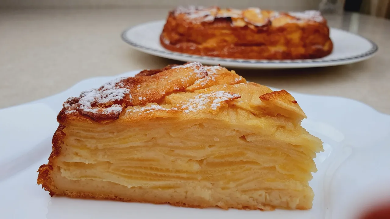 TORTA DE MAÇÃ SUPER FÁCIL - RECEITAS QUE AMO