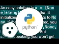 Initialising an array of fixed size in Python