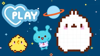 Epic Space Adventure with Aliens! 👽🚀 Molang Explores the Galaxy