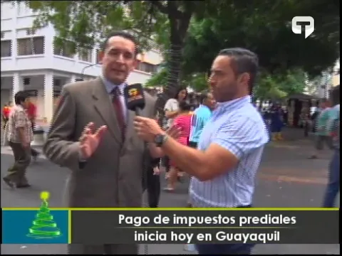 Pago de impuestos prediales inicia hoy en Guayaquil