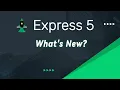 Learn Express js Version 5 Key Features Updates