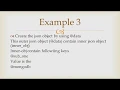 13 nested objects json