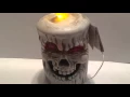 2014 Animated Cracker Barrel Rubber Singing Dancing LED Candle On Halloween Night Laughs