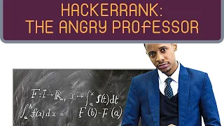 HackerRank JavaScript The Angry Professor