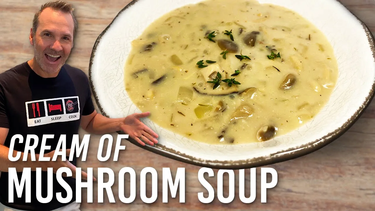 CREAM OF MUSHROOM SOUP   DAIRY FREE   DADS THAT COOK