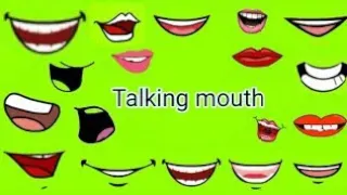 talking mouth lips animated green screen