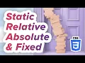 How to Position in CSS Static Relative Absolute Fixed and Sticky Explained