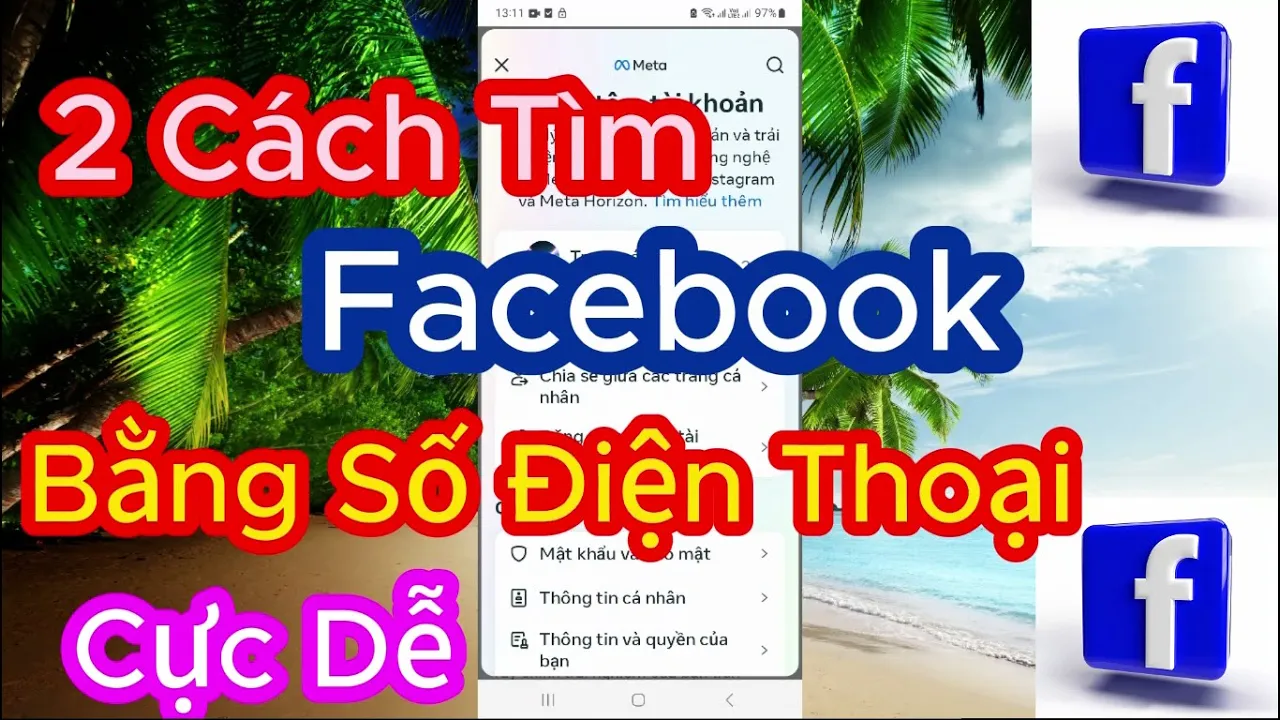 Outline Video Cách Tìm Facebook Bằng Số Điện Thoại