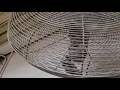 Testing the wall-mounted Dayton Industrial High Velocity fan