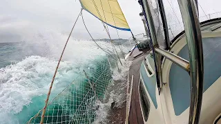 My husband left. So I did some SERIOUS SAILING