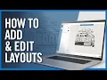 How To Add Edit A Layout Easy View Online Designer