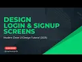 SwiftUI Login Signup Screen - Modern Clean UI Design Tutorial 2025