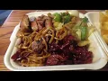China Star 3 Item Combo Platter With Cheese Wontons Veggie Egg Roll