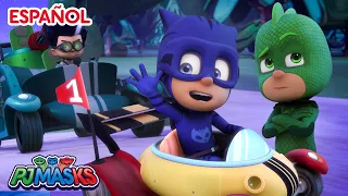 Carrera Contra El Enemigo 🏁 Heroes en Pijamas episodios completos 💫 #pjmasksespañol