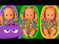Download Lagu 3 Minutes Satisfying Video | Mixing Funny Candy ASMR \u0026 Make Up in 3 Bathtubs with Magic M\u0026M's Slime