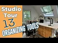 13 Favorite Tools for an Organized Art Studio
