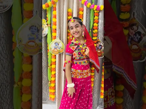 Samayra ki Janmashtami Transition🦚🪈 #shorts #samayranarula #transition Samayra Narula Official