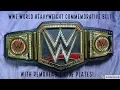 Side plates on WWE Heavyweight COMMEMORATIVE belt