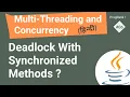 Multithreading In Java Hindi - Deadlock With Synchronized Methods Deadlock In Java