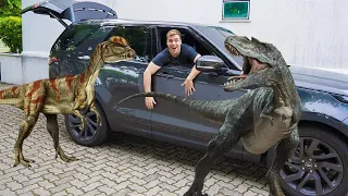 DINOSSAUROS DE VERDADE INVADIRAM A NOSSA CIDADE!!!