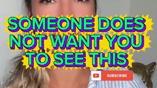 someone does not want you to see this message today