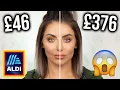 TESTING ALDI MAKEUP VS HIGH END DUPES SIDE BY SIDE COMPARISON WEAR TEST WORTH THE HYPE
