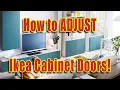 How to Adjust Ikea Cabinet Doors