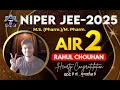 Download Lagu AIR -2 , RAHUL CHOUHAN , NIPER JEE 2025 M.S. (Pharm.) | Unstoppable GDCians, GDC PRIME Student