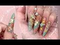 yuzen blossom nail art do my nails with me voiceover