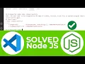 SOLVED The term node is not recognized as the name of a cmdlet function script file