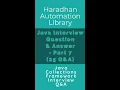 Java Interview Question Answer - Part 7-Collection Set of 25 Q A from Java Collections Framework
