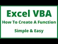 Excel VBA - How To Create A Function