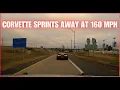 CORVETTE floors it almost T-Bones SUV and flees from Arkansas State Police at 160 MPH