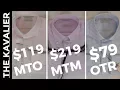 Suitsupply Dress Shirt Offerings Compared - Made to Measure vs Standard vs Made to Order