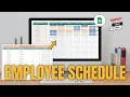 Create an Employee Scheduling Template in Google Sheets Step-by-Step