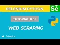 Selenium Python Tutorial Web Scraping Step by Step