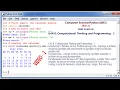 Computational thinking and programming 1 Computer science Class 11 Unit 2 2020-21 -1