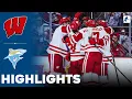 Wisconsin vs Long Island | NCAA College Hockey | Highlights - January 18, 2025