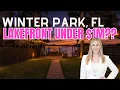 Winter Park Home Tour Lakefront Under 1 000 000
