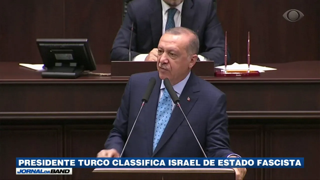 Presidente turco classifica Israel como fascista