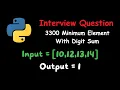 Leetcode 3300 - Minimum Element After Replacement With Digit Sum