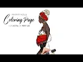 Fashion Girl Coloring Page Printable Adult Coloring Book Procreate Coloring iPad Digital Coloring