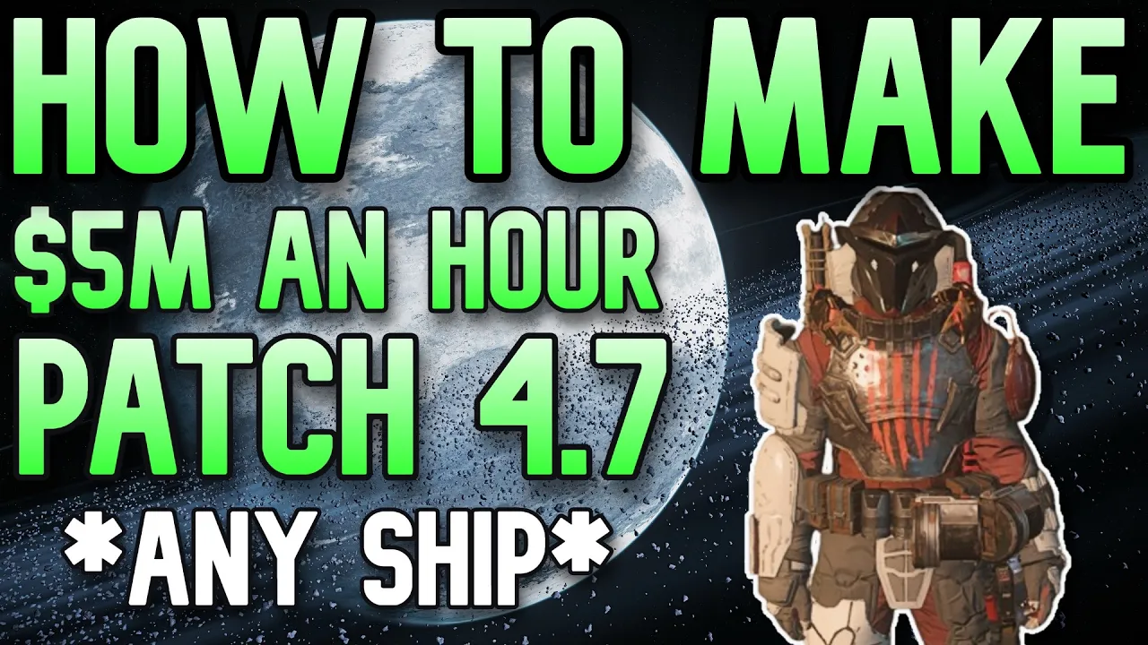 $5M/Hr ULTIMATE BEGINNER GUIDE FOR STAR CITIZEN 4.7! BEST MONEY METHOD *EASY* *Any Ship*