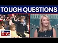 Karoline Leavitt answers questions from kids at White House Briefing
