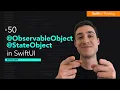 How to use ObservableObject and StateObject in SwiftUI Bootcamp