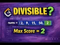 LeetCode 2644 Find the Maximum Divisibility Score Easy Explained