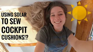 23 Year Old Uses a 1969 Sewing Machine POWERED by the SUN! Ep 12